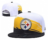 Steelers Team Logo White Adjustable Hat GS,baseball caps,new era cap wholesale,wholesale hats
